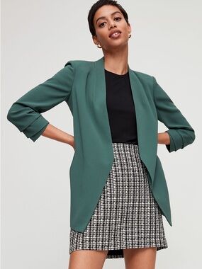 Babaton Green Power Hip Blazer, size 6